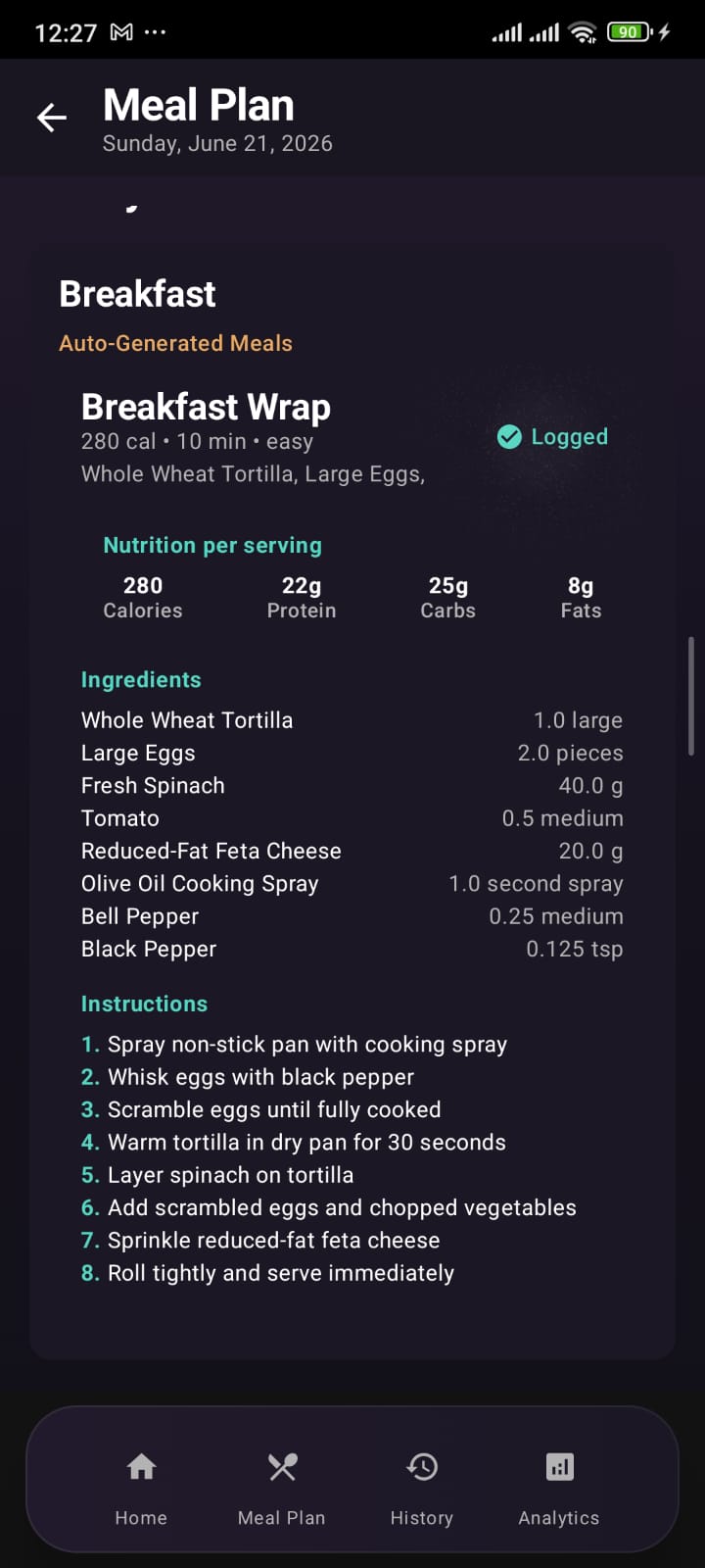 Meal Planning